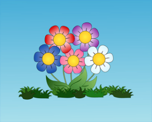 Bloemen digitale kunst