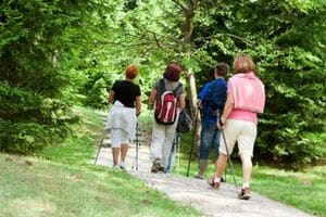 Vrouwen Nordic walking